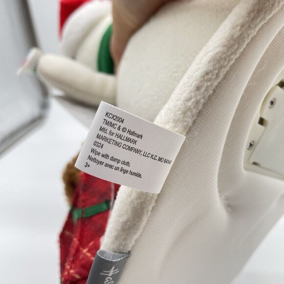 NWT Hallmark Wrapped in Joy Singing Snowman Plush With Sound & Motion 10" - Picture 7 of 9